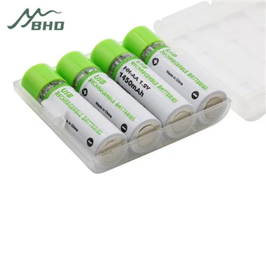 単3形充電式電池 USB